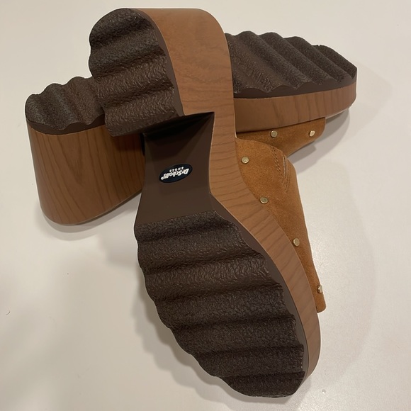 NEW Dr. Scholl's Wake-Up Platform Sandal in Honey Brown in size 9.5 - Picture 7 of 8